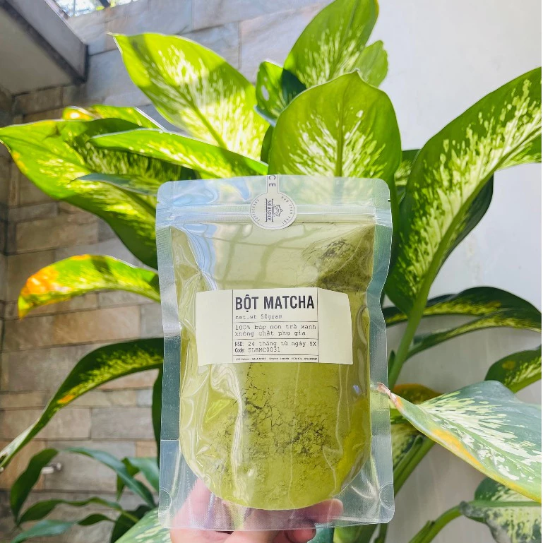 Túi 200GR Bột Matcha Trà Xanh SALASPICE - MATCHA POWDER nguyên chất ,bột mịn thơm tan hoàn toàn trong nước