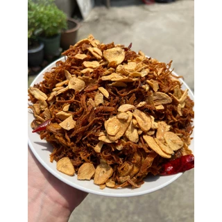 500gram khô heo cháy tỏi loại mềm vị vừa ăn