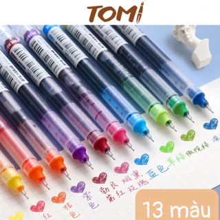 Bút Mực Gel Bút Bi Nước TOMI Ngòi Kim 0.5mm Nhanh Khô 099