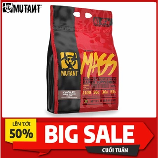 MASS Tăng Cân Mutant MASS 15Lbs 6,8kg - Sữa tăng cân tăng cơ bổ sung protein