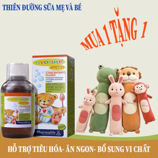 Siro Ăn Ngon 3 Tác Động FITOBIMBI APPETITO Giảm Biếng Ăn Cho Bé Chai 200ml