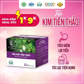 Trà Kim Tiền Thảo Hộp 30 Túi Lọc Giúp Lợi Tiểu, Tốt Cho Người Bị Sỏi Thận Của Siêu Thị Thiên Nhiên