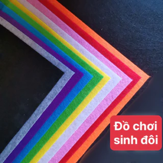 [30*30cm] VẢI NỈ VẢI DẠ CẮT SẴN LÀM PHÔI KẸP QUÀ THỦ CÔNG DIY