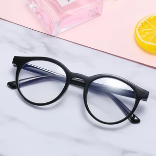 Gọng kính cận mắt tròn cute thời trang Unisex mắt kính chống tia UV phong cách Ulzzang đẹp giá rẻ HANASO 055