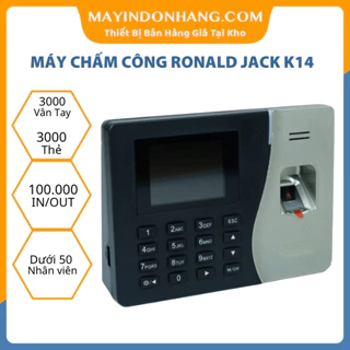 Máy chấm công Ronald Jack K14 [Bản 3000 Vân Tay 3000 thẻ từ]