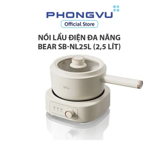 Nồi lẩu điện đa năng Bear SB-NL25L (2,5 lít) - Bảo hành 18 tháng