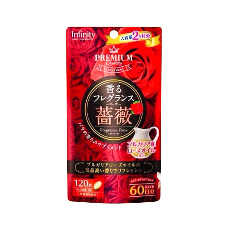Viên Uống Thơm Người Hoa Hồng Infinity Fragrance Rose Nhật Bản - 60 Viên Và 120 Viên