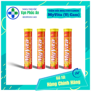 Viên sủi MyVita Multi (Vị Cam) - Bổ sung Vitamin & Khoáng chất- Tăng cường đề kháng - Tuýp 20 viên