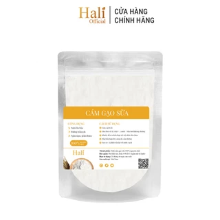 Bột cám gạo sữa 50g nguyên chất hữu cơ HALI , dưỡng trắng da, dưỡng ẩm, mờ thâm sạm