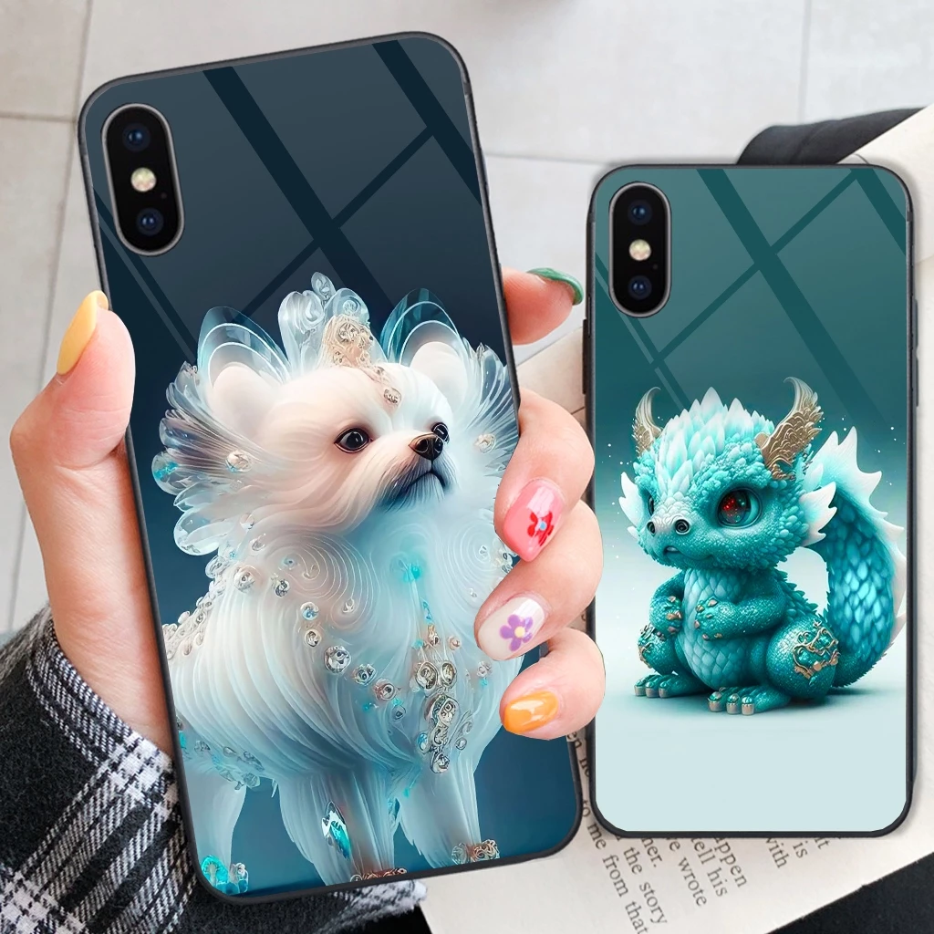 Ốp lưng IPHONE X, XS, XR, XS MAX Thiết kế bộ 12 con giáp siêu đẹp