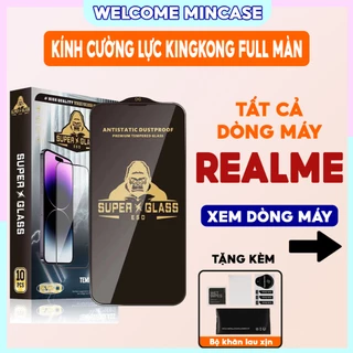 Kính cường lực Realme KingKong C51 C53 C11 C12 C15 C17 C2 C20 C21 C21Y C25 C2s C3 C30 C31 C32 C33 C35 C55 2020 2021 Pro
