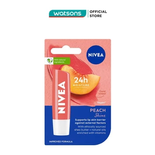 Son Dưỡng Môi Đào Nivea 4.8g