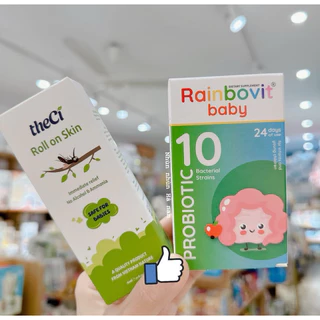 (Nhùn nhùn)Men 10 chủng Rainbovit Baby - Hỗ trợ tiêu hóa, giúp bé ăn ngon, tăng cường miễn dịch