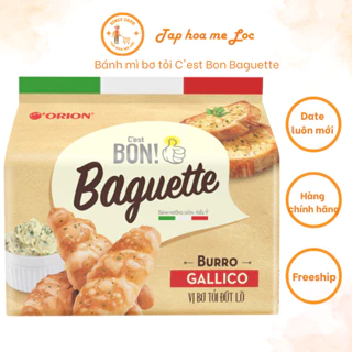 [Free ship] Túi 5 gói Bánh Mì Baguette Bon Orion Nướng Vị Bơ Tỏi Kiểu Ý 180g ( 5 gói x 36g )