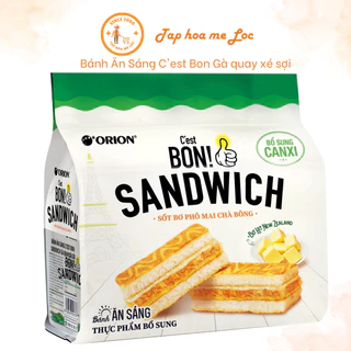 [Free ship] Túi 6 bánh C'est Bon Sandwich Sốt Bơ Phô Mai Chà Bông