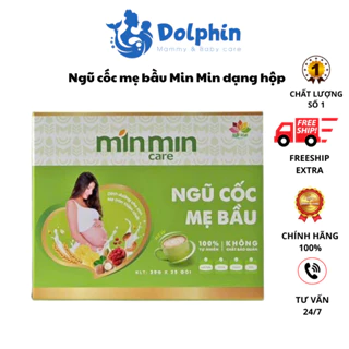 Ngũ cốc mẹ bầu Min Min giúp mẹ bầu giữ dáng, ăn vào con không vào mẹ, con thông minh, phát triển vượt trội