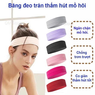 Băng Trán Thể Thao Băng Đô Thời Trang Len Dệt Kim Thấm Hút Mồ Hôi LT22