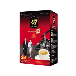 Cà phê Hoà Tan G7 Trung Nguyên - Cà Phê Sữa Đá Nescafe Hộp 240g