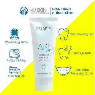 Kem đánh răng trắng sáng AP24 Nuskin Whitening Flouride Toothpast (tem Tiếng Việt)