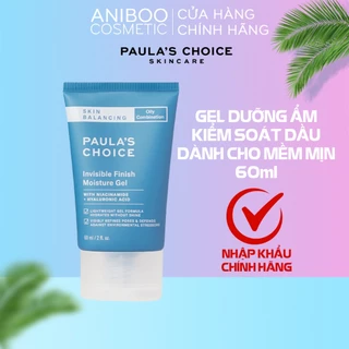 Kem dưỡng ẩm ban đêm mềm mịn kiềm dầu Aniboo Skin Balancing Invisible Finish Moisture Gel Paula's Choice 60mL 3400