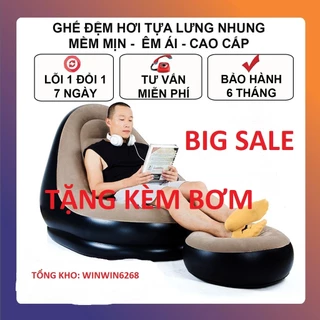 Ghế Đệm Hơi Tựa Lưng, Sofa Hơi, Ghế Đệm Hơi Êm Ái Cao Cấp Tiện Ích, Bảo Hành 6 Tháng