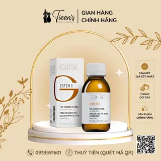 Tinh chất peel da GiGi Ester C Mandelic 15% / 13% + Salicylic 2% làm sáng và căng bóng da Tieen's Cosmetic