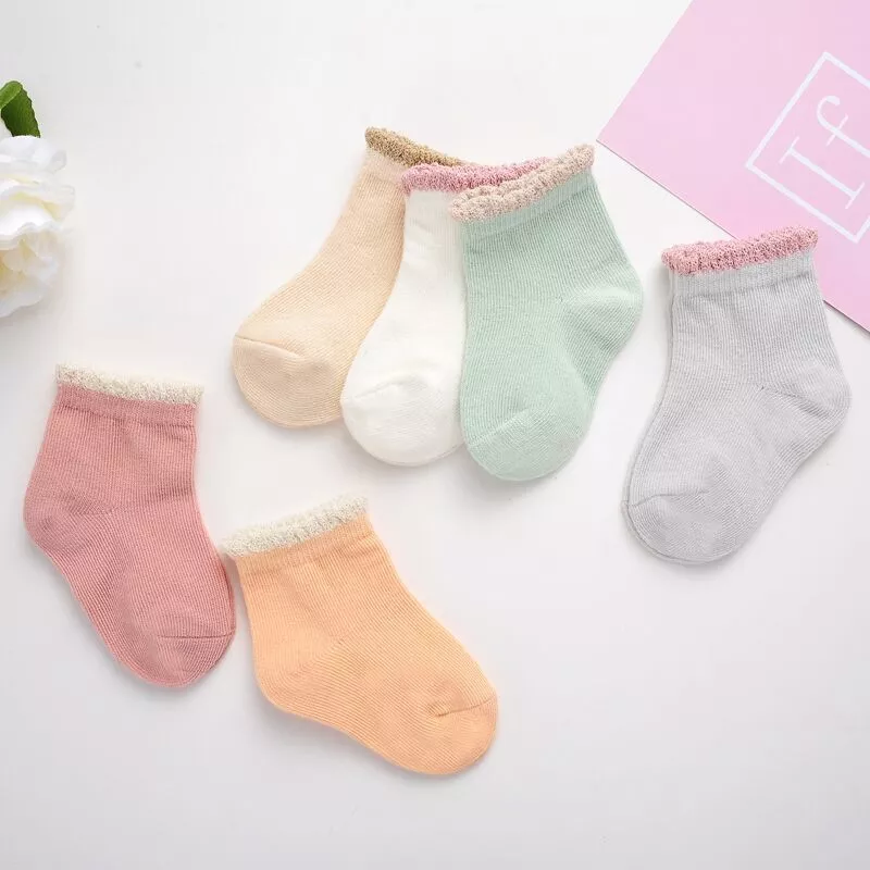 Tất len cho bé trai và bé gái, set 2 đôi tất cao cổ nhiều màu sắc, họa tiết xinh xắn size từ 0 đến 3 tuổi