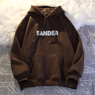 Áo hoddie nỉ sander ,áo nỉ bông dài tay mũ 2 lớp [ size 27kg-90kg]