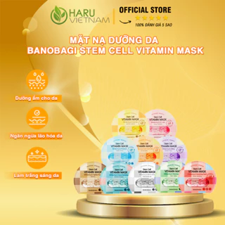 Mặt Nạ Dưỡng Da Banobagi Stem Cell Vitamin Mask - Mặt Nạ Hàn Quốc Haru Derma VN Cấp Ẩm, Chống Não Hóa Cho Mọi Loại Da