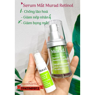 Kem dưỡng mắt chống nhăn Serum mắt Murad Retinol Youth Renewal Eye Cream