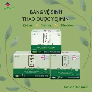 🇰🇷Băng vệ sinh  Yejimin hương thảo dược dịu nhẹ