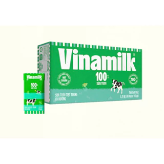 Thùng 48 hộp sữa tươi Vinamilk 100% 110ml (các loại)