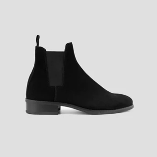 Giày Boot FANGY - The Chelsea Boots Black Suede - Water Proof (Chống nước)