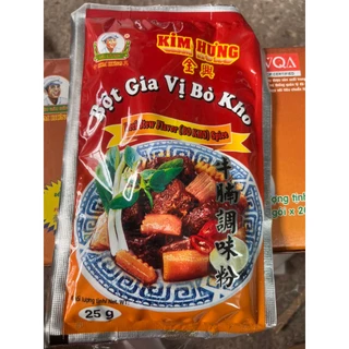 Bột gia vị bò kho Kim Hưng gói 25g