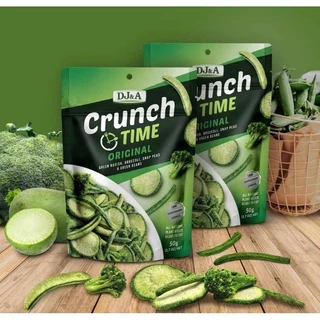 Snack sấy Crunch Time DJ&A 50g - Ăn vặt văn phòng, giảm cân, healthy - Thay kẹo cho