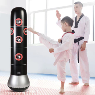 Bao Trụ Đấm Bốc Tự Cân Bằng - PURE BOXING 160cm Đường Kính 48cm - Tặng Kèm Bơm Hơi