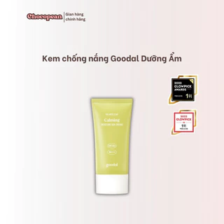 [Sẵn - 50ml] Kem chống nắng Goodal - Heartleaf Calming Moisture SPF50+ PA++++