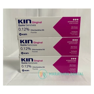 [Combo 3 Hộp] Kem đánh răng Kin Gingival ngăn ngừa và phòng chống sâu răng, viêm nướu (75ml) | Marathon Dental