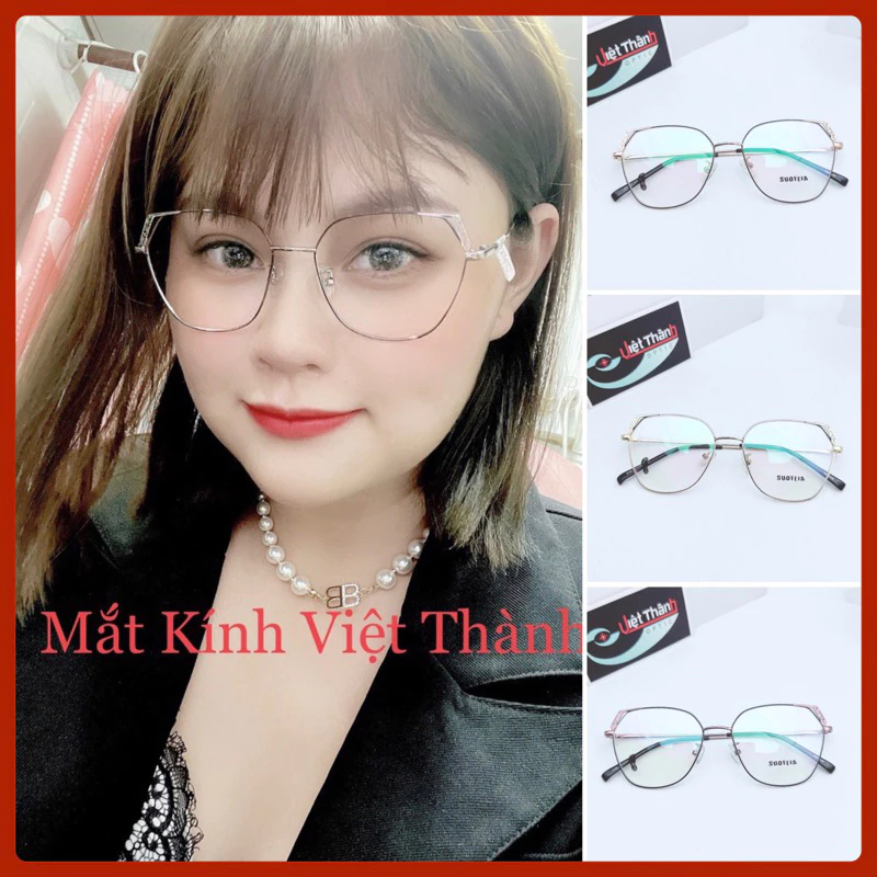 50 mẫu Mắt Kính cận Gọng kim loại CÓ ĐỘ sẵn 0-6 2023 nhận làm theo độ yêu cầu BẢNG 9