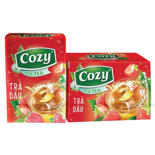 Trà Chanh/ dâu/ đào Cozy Ice Tea Hộp 240g (16 gói x 15g)