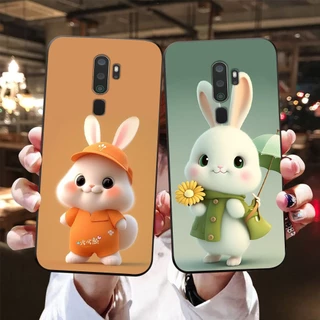 Ốp lưng oppo a5 2020 / oppo a9 2020 in hình thỏ siêu dễ thương