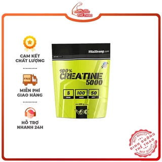 Thực Phẩm Bổ Sung Hỗ Trợ Tăng Sức Mạnh Cơ Bắp Vitaxtrong Creatine 5000  - KHÔNG VỊ