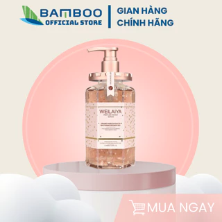 Sữa tắm Weilaiya chính hãng cánh hoa hồng Damask 450ml chính hãng