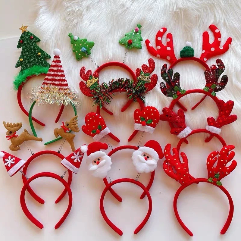 [ Giá Sỉ ] Bờm giáng sinh đáng yêu cho bé _ Bờm Ông già Noel, Bờm Cây Thông Siêu Dễ Thương