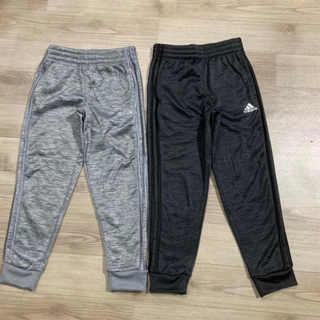 Quần jogger CHIPBONG hàng dư quần jogger bé trai chất thể thao lót nỉ 2 màu đen ghi form ôm size S L