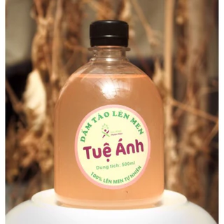 Giấm táo Tuệ Ánh 500ml 100% thiên nhiên từ táo hữu cơ