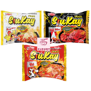 Acecook Mì SiuKay hải sản, bò cay, gà phô mai 128g