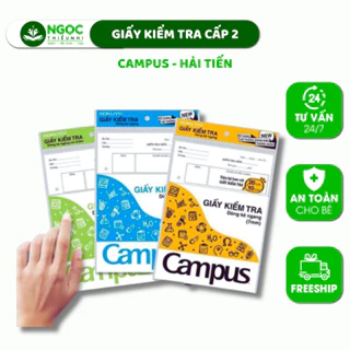 Giấy kiểm tra Campus, Tập kiểm tra kẻ ngang trung học cao cấp Campus, Hải Tiến