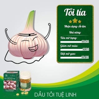 Dầu tỏi Tuệ Linh Garlic oil- date t1/2027-Kiểm soát mỡ máu, tăng sức đề kháng của cơ thể 🍀