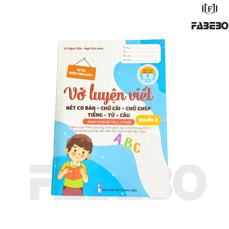 Sách - Luyện Viết ( quyển 2) - Nét cơ bản, chữ cái, chữ ghép, tiếng, từ, câu